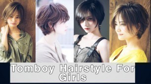 'Tomboy Hairstyle For Teenagers Girls | Boylish Hairstyle For Girls | Tomboy Haircut #shorts #tomboy'