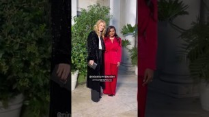 'Laura Dern & Mindy Kaling attend the Ralph Lauren SS23 Runway Show. #lauradern'