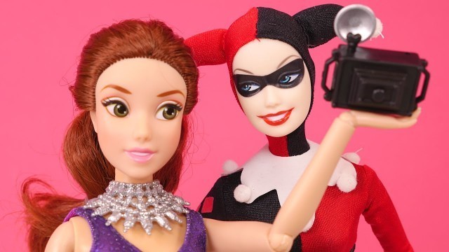 'WONDER WOMAN, CAT WOMAN, & HARLEY QUINN have a Fashion Show | Barbie Superhero Episodes'