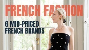 'My Top 6 Mid Priced French Fashion Brands with Aleksandra Olenska'