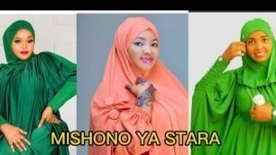 'JIONEE MISHONO PAMBE YA VIJUBA YA STARA INAYOTRENDI/ISLAMIC HIJAB STYLE'