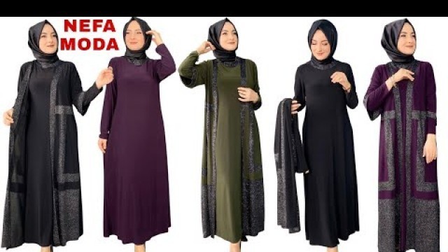 '(İÇLİ-DIŞLI) Nefa Moda Tesettür Giyim Kombinleri - 2022 Hijab Fashion'