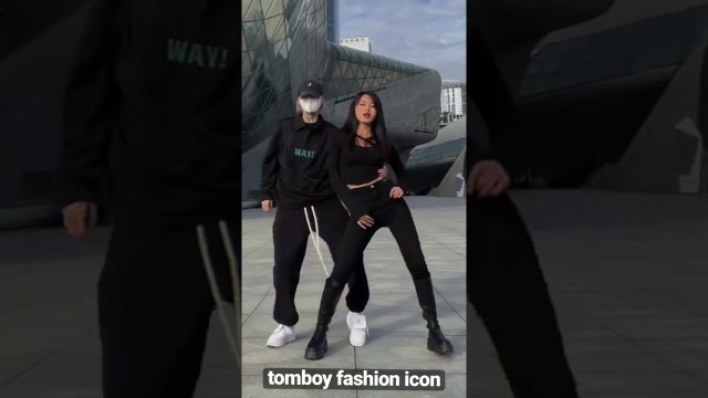 'Korean tomboy dancing #shorts #fashion #reels #youtubeshorts #korean #style'