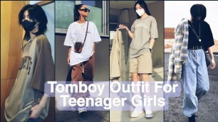 'Tomboy Outfit For Teenager Girls | Tomboy Fashion #shorts #ytshorts #outfit #tomboy #girlsfashion'