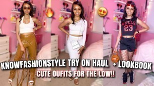 'KNOWFASHIONSTYLE TRY ON CLOTHING HAUL + LOOKBOOK *TRENDY AFFORDABLE OUTFITS*'