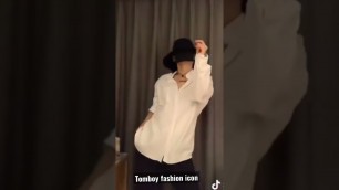 'Korean tomboy dancer #shorts #youtubeshorts #fashion #reels #style #outfit #korean #kpop'