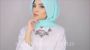 'SIMPLE EID HIJAB STYLES | SAIMASCORNER'