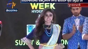 'Sony Charishta, Nitya Turn Showstoppers | at India Glam Fashion Week | in Hyderabad'