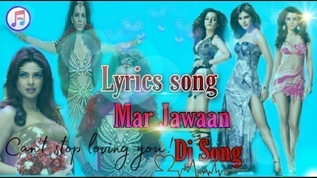 'top mashup dj series Mar Jawaan| Lyrical song| Fashion | Priyanka Chopra, Kangna Ranawat | Shruti P.'