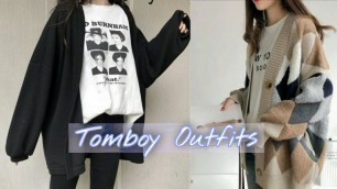 'Tomboy Outfits Inspo| Korean Tomboy Fashion Style Look Book| Trending Tomboy Outfits'