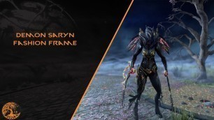 '[Warframe] Demon Saryn - Fashion Frame.'