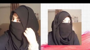 'Hijab and Niqab Style | Full coverage Niqab Tutorial | Hijab Layers | Niqab Styles | Hijab styles'