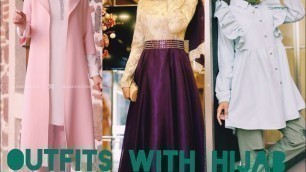 'Outfits With Hijab| Hijab fashion| Beautiful fashionable Outfits with Hijab'