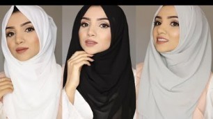 'SIMPLE FULL COVERAGE HIJAB STYLES'