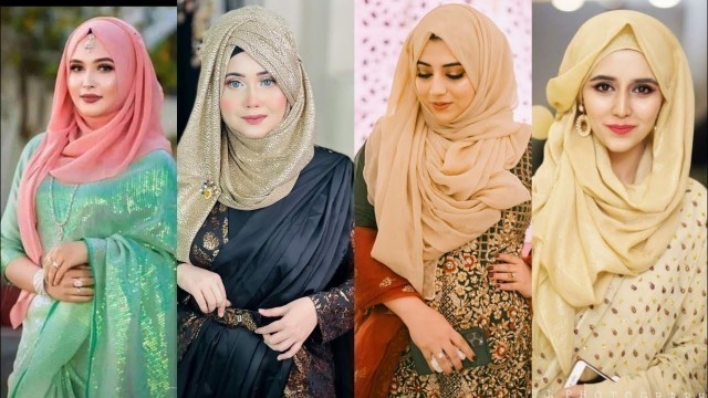 'wedding dresses with hijab || hijab style for wedding'