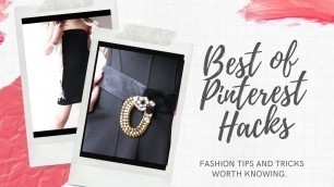 'How Many Of These Cool Hacks Do You Know? | Fashion - Style Tips and Tricks'