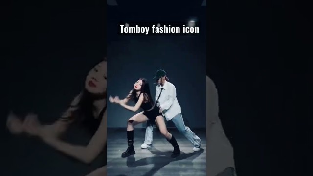 'Korean tomboy dancing #shorts #korean #dance #fashion'