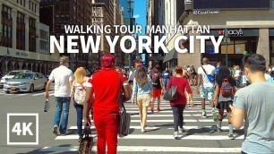 '[4K] NEW YORK CITY - Garment District, Fashion Avenue, 34th Street, Midtown Manhattan, USA, Travel'