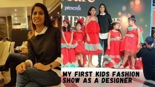 'My First Kids Fashion Show as a designer #fashion #fashionshow #fashiondesigner #designer'