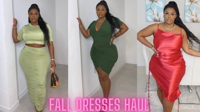 'PERFECT FALL DRESSES ! | CURVY FALL FASHION HAUL | KNOW FASHION STYLE | SADESMILANTV'