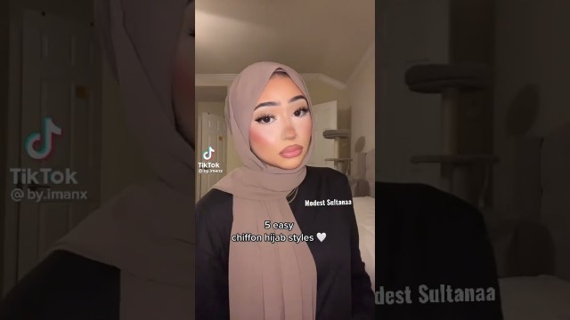 '5 easy hijab styles 