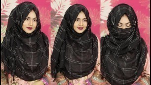 'Everyday Simple Hijab Style with Niqab!'