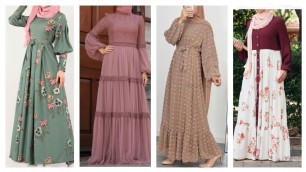 'Latest modest wear designs 2021||hijab fashion outfit designs||muslim fashion outfits||modesty wears'