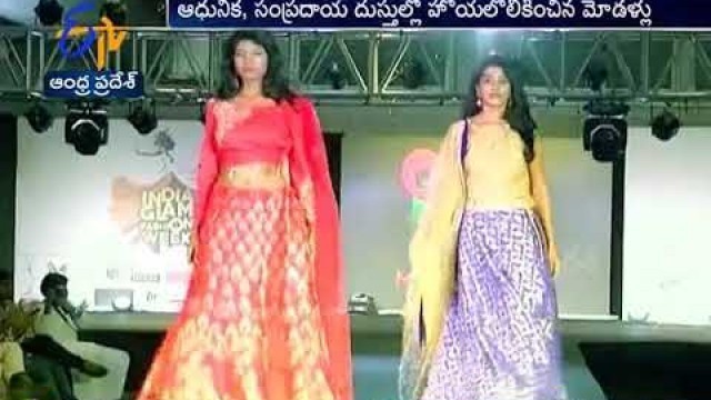 'Models Ramp Walk at India Glam Fashion Week in Vizag'