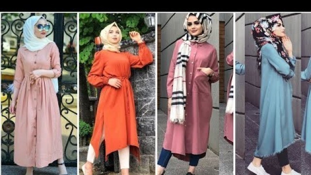 'Modern Dress With Hijab Style/ Islamic Women Clothing / Hijab Dress Lookbook'