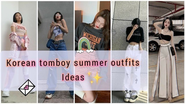 'Korean tomboy outfits/Korean tomboy fashion style/Korean tomboy outfit ideas/Tomboy fashion style'