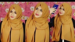 'Without Inner Cap & Full Coverage Chiffon Hijab Style | EP-1( Chiffon Freak) | MUNA'