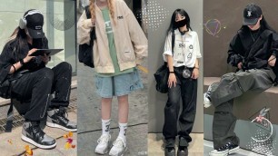 'Korean Tomboy Outfit Ideas 2023 | Tomboy Outfit For Girls | Tomboy Outfit For Teenagers | #tomboy'