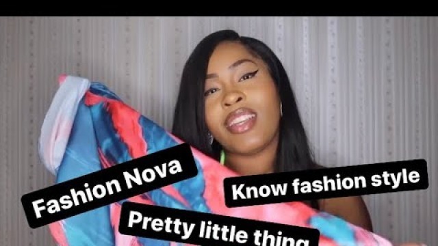 'Curvy/Thick Try On Haul Ft. Fashion Nova , Know Fashion Style , And Pretty Little Thing'