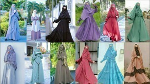 'New Borka & Hijab style with hijab fashion girl'