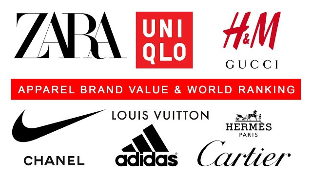 'Apparel Brand Value & World Ranking | Most Popular Clothing Brands 2021| Top 10 Garments Brand'