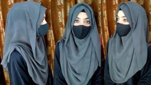 'Easiest Summer Hijab Style || Summer Hijab Look | Hijab Tutorial'