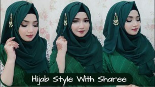 'Hijab Style With Sharee & Dangle Pin 2022 