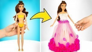 'Clay + Craft Paper + Glitter = AWESOME PRINCESS DRESS!'