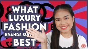 'Which luxury fashion brand suits you best?'