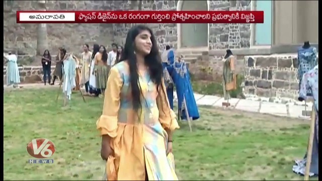 'Samaana Fashion Students Cat Walk At Kondapalli Killa In Vijayawada | Fashion Show | V6 News'