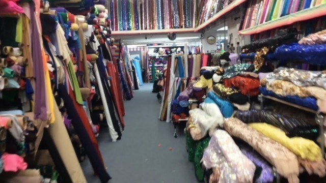 'FABRIC SHOPPING IN NEW YORK CITY’S GARMENT DISTRICT !'