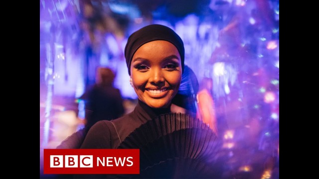 'Halima Aden; The first hijab-wearing model speaks about leaving the fashion industry - BBC News'