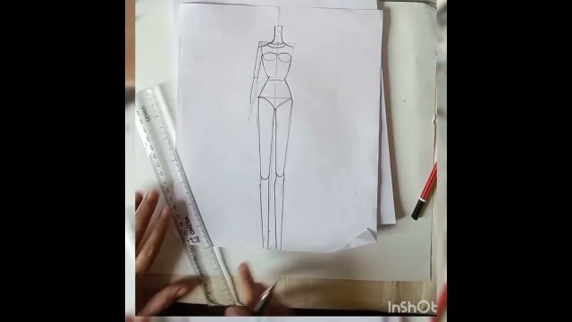 'Basic Details of Body Block ll flash Figure ll Fashion Illustration'