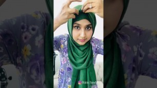 'New simple Hijab style | shorts | hijab | hijab tutorial | fashion'