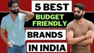 '5 BEST Clothes Brands In India | How To Dress Well Indian Men\'s | Puneet Tyagi | Hindi'