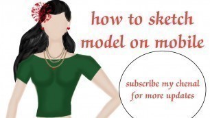 'fashion designer kaise bane || how to sketch fashion model || how to draw t-shirt and shorts'