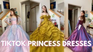 'Best of Disney + Barbie Princess Dresses ✨ DIY Sewing Fashion TikTok Compilation'