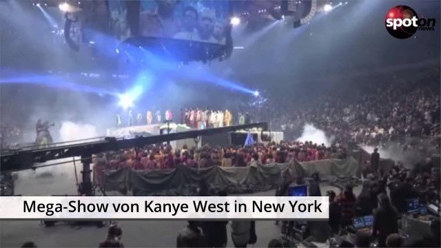 'Mega-Show von Kanye West in New York'