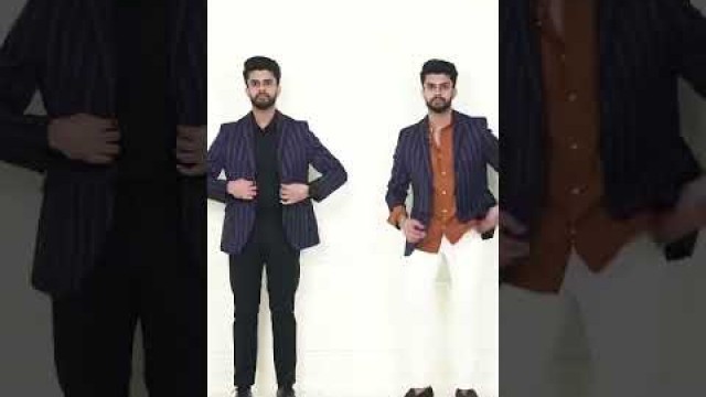 'Formal blazer or Casual blazer?Tell me in comments #style #shorts #mensfashion'