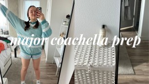 'COACHELLA PREP VLOG: nails, lashes, outfits'